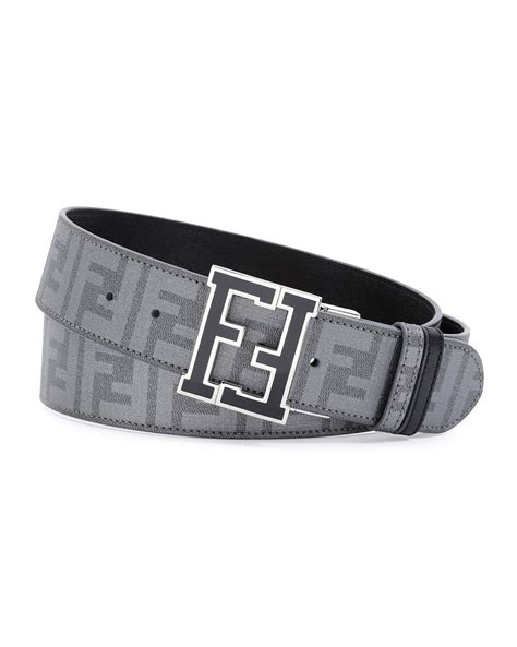 fendi belt gray|reversible fendi belt.